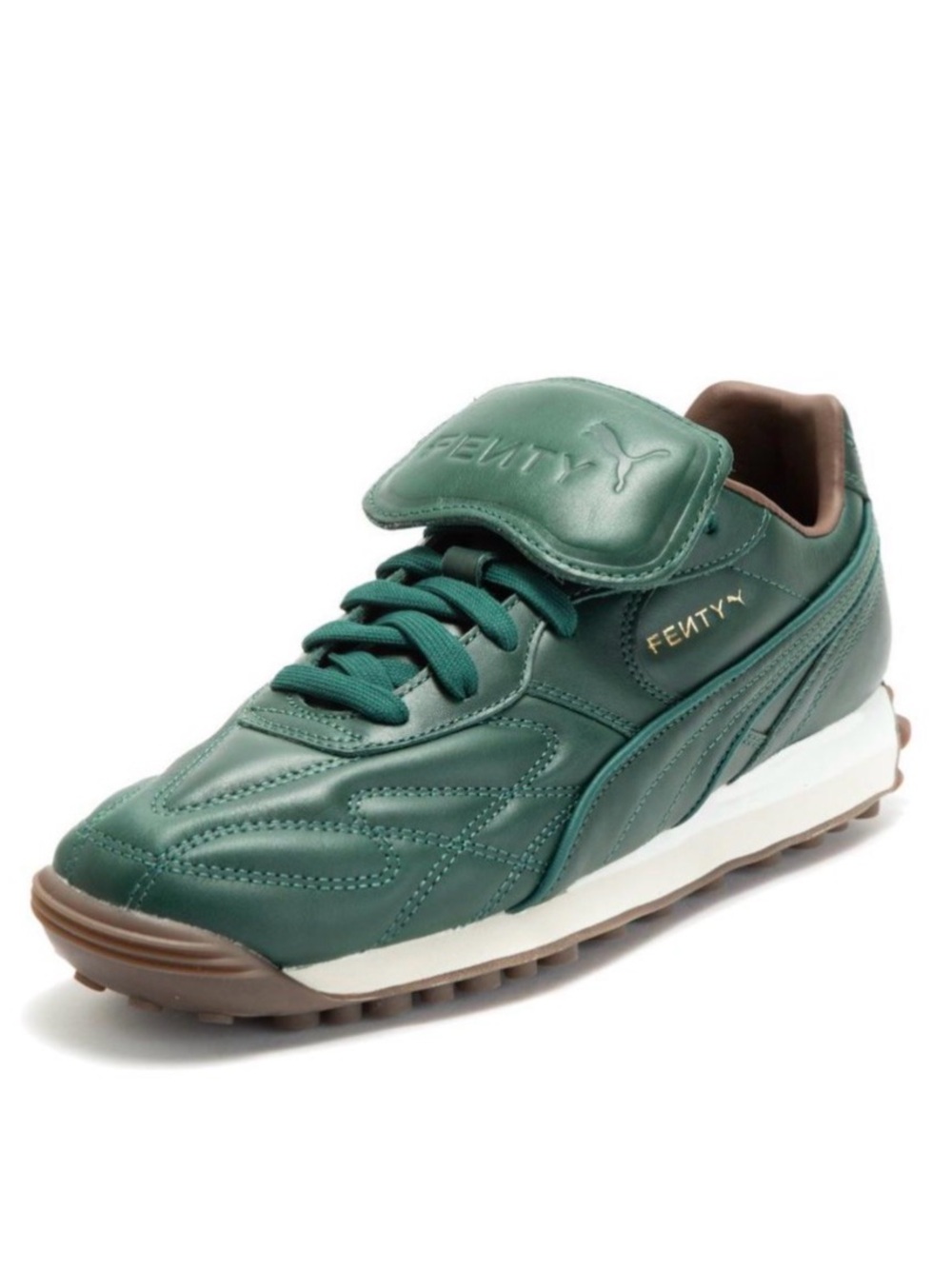 Puma x Fenty Avanti L Sneaker Dark Myrtle Green White Size 7.5 (EU 38)